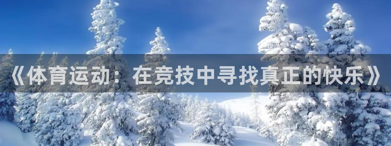 MK体育官方正版app科技：《体育运动：在竞技中寻找