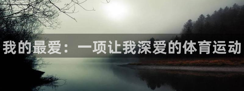 MK体育官方正版app娱乐：我的最爱：一项让我深爱的