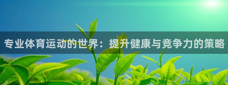 MK体育官方正版app娱乐网站：专业体育运动的世界：